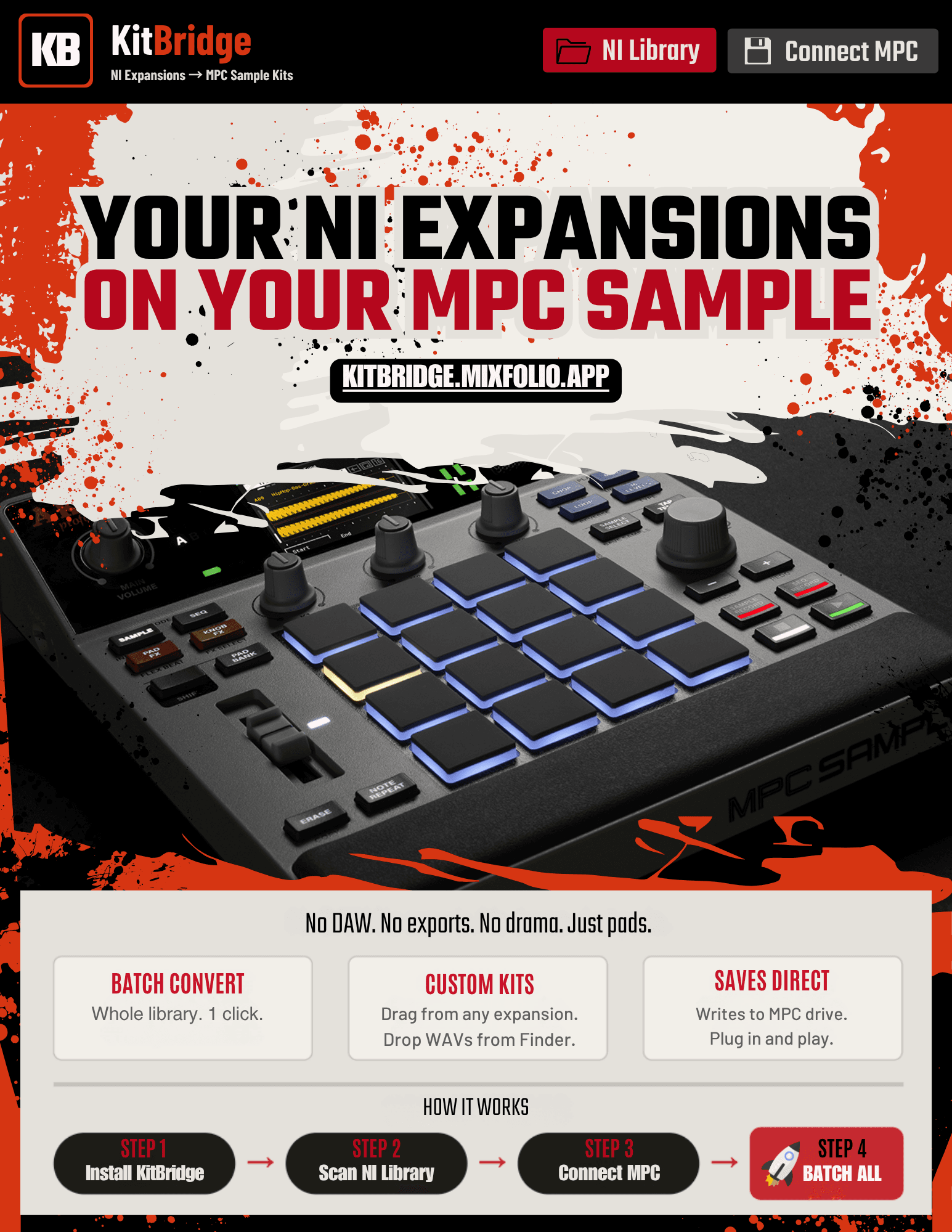 KitBridge — convert NI Expansions to MPC Sample kits